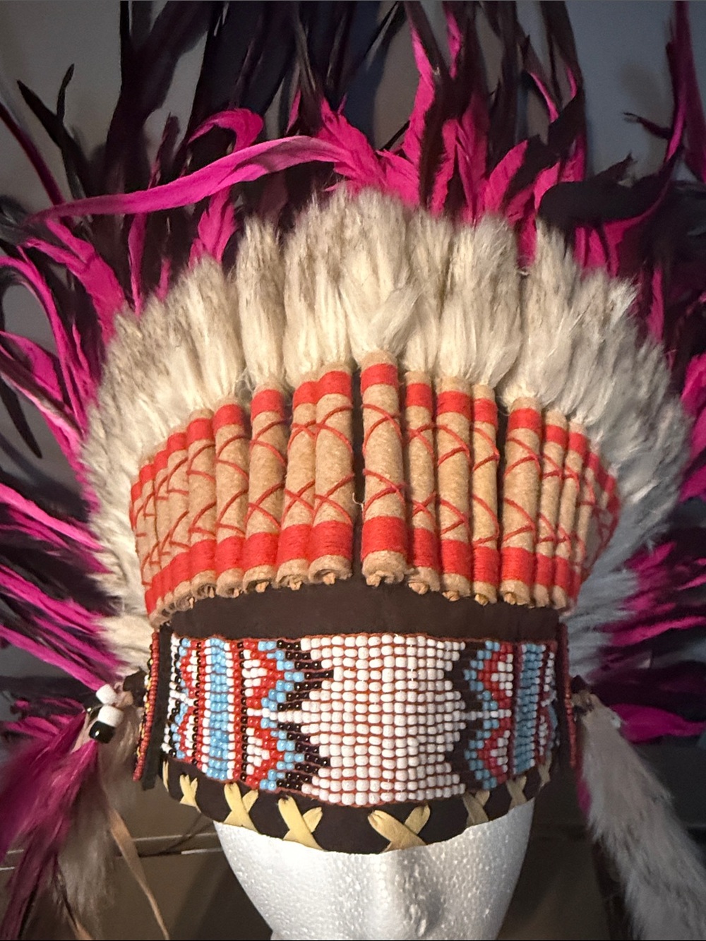 Native American Feather Headdress - Picture 3 of 6